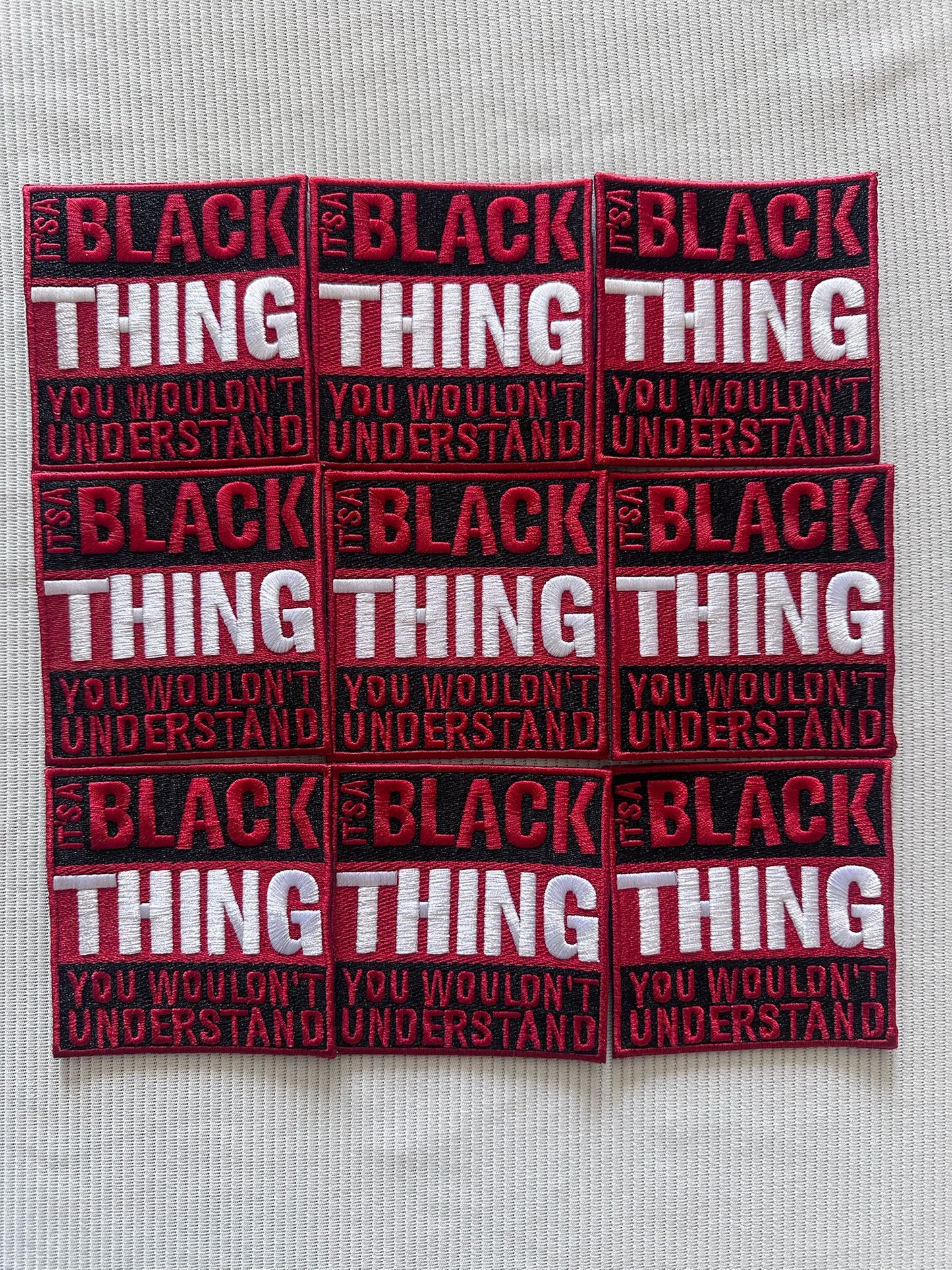 ITS A BLACK THING