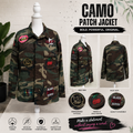 CAMOUFLAGE JACKETS W/ PATCHES